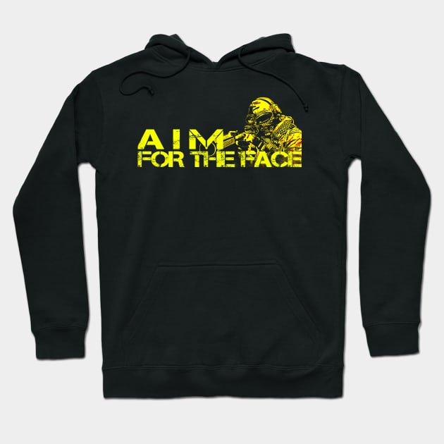 Tactical Aim For The Face Hoodie by Aim For The Face